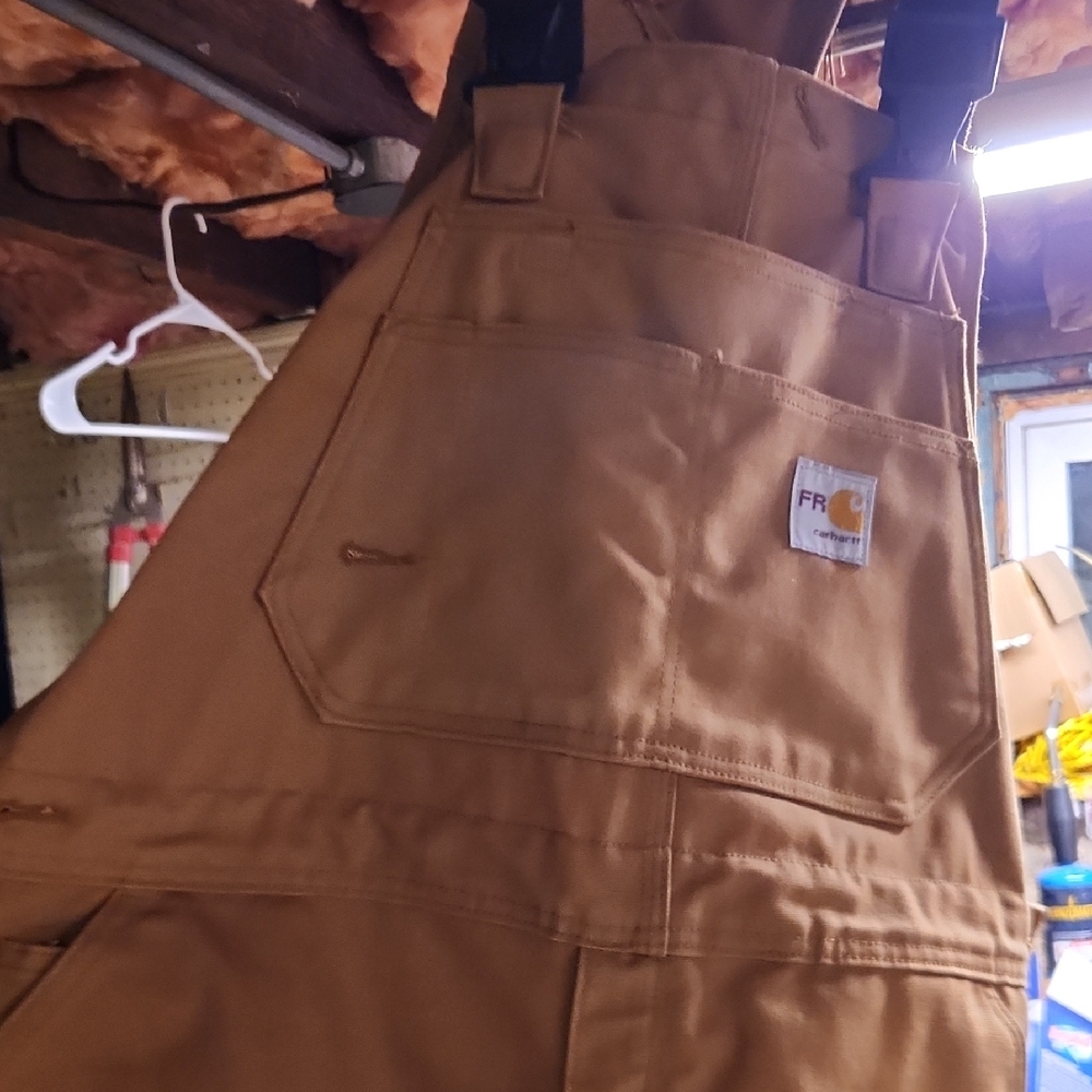 Carhartt Men's Flame Resistant Overalls Size 42x32 NWOT
